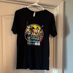 Florida Georgia Line Black Graphic T-Shirt